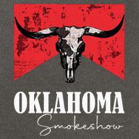 Boho Bull Skull Cow Oklahoma Smokeshow Western Country Cotton Canvas Backpack
