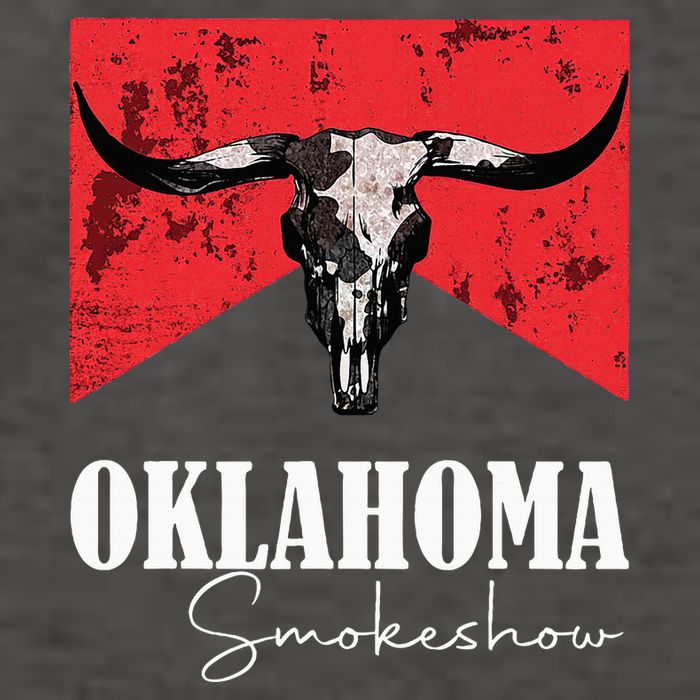 Boho Bull Skull Cow Oklahoma Smokeshow Western Country Vector Backpack