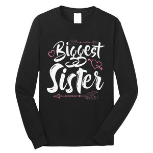 Beautiful Biggest Sister Matching Daughter Gift Long Sleeve Shirt