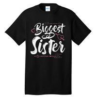 Beautiful Biggest Sister Matching Daughter Gift Tall T-Shirt