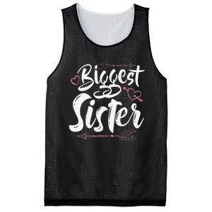 Beautiful Biggest Sister Matching Daughter Gift Mesh Reversible Basketball Jersey Tank