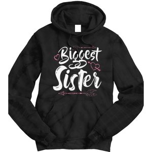 Beautiful Biggest Sister Matching Daughter Gift Tie Dye Hoodie