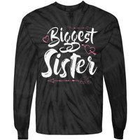 Beautiful Biggest Sister Matching Daughter Gift Tie-Dye Long Sleeve Shirt