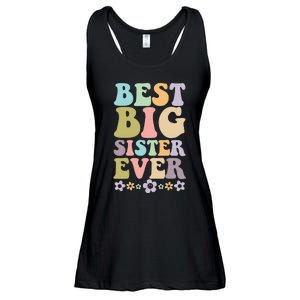  Best Big Sister Ever 's baby announcement idea Ladies Essential Flowy Tank