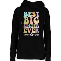  Best Big Sister Ever 's baby announcement idea Womens Funnel Neck Pullover Hood