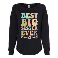  Best Big Sister Ever 's baby announcement idea Womens California Wash Sweatshirt