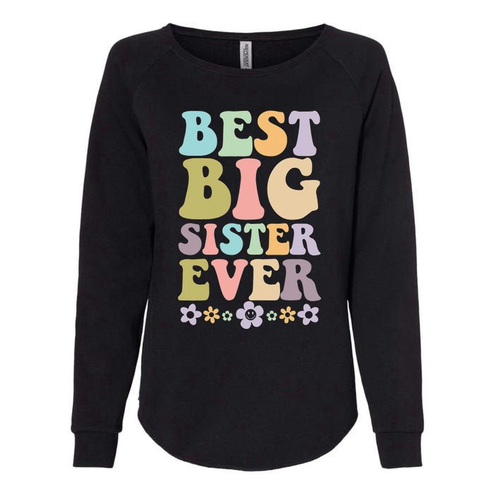  Best Big Sister Ever 's baby announcement idea Womens California Wash Sweatshirt