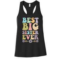  Best Big Sister Ever 's baby announcement idea Women's Racerback Tank