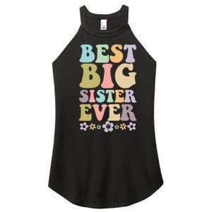  Best Big Sister Ever 's baby announcement idea Women's Perfect Tri Rocker Tank