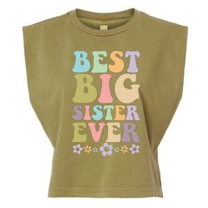  Best Big Sister Ever 's baby announcement idea Garment-Dyed Women's Muscle Tee