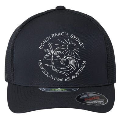 Bondi Beach Sydney New South Wales Australia Flexfit Unipanel Trucker Cap