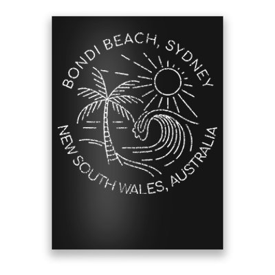 Bondi Beach Sydney New South Wales Australia Poster