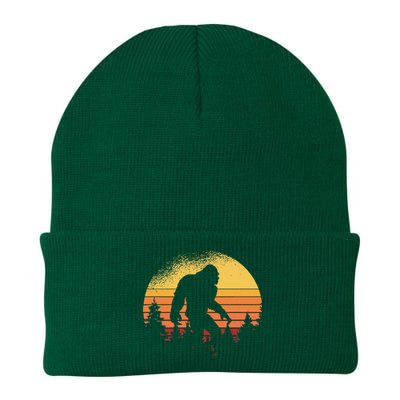 Bigfoot Believer Silhouette Sasquatch Knit Cap Winter Beanie