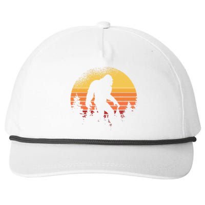 Bigfoot Believer Silhouette Sasquatch Snapback Five-Panel Rope Hat