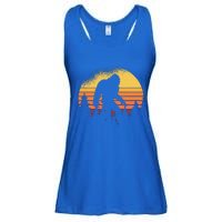 Bigfoot Believer Silhouette Sasquatch Ladies Essential Flowy Tank