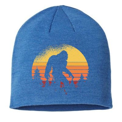 Bigfoot Believer Silhouette Sasquatch Sustainable Beanie