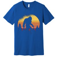 Bigfoot Believer Silhouette Sasquatch Premium T-Shirt