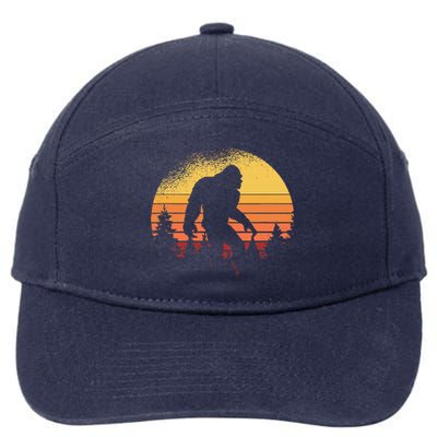 Bigfoot Believer Silhouette Sasquatch 7-Panel Snapback Hat