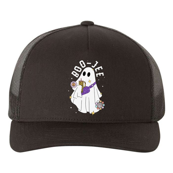 Boujee BooJee Spooky Season Cute Ghost Halloween Costume Yupoong Adult 5-Panel Trucker Hat