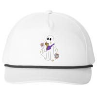 Boujee BooJee Spooky Season Cute Ghost Halloween Costume Snapback Five-Panel Rope Hat