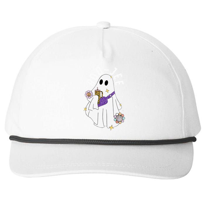 Boujee BooJee Spooky Season Cute Ghost Halloween Costume Snapback Five-Panel Rope Hat