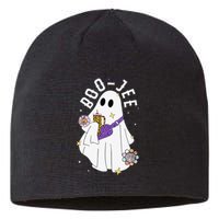 Boujee BooJee Spooky Season Cute Ghost Halloween Costume Sustainable Beanie