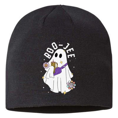 Boujee BooJee Spooky Season Cute Ghost Halloween Costume Sustainable Beanie