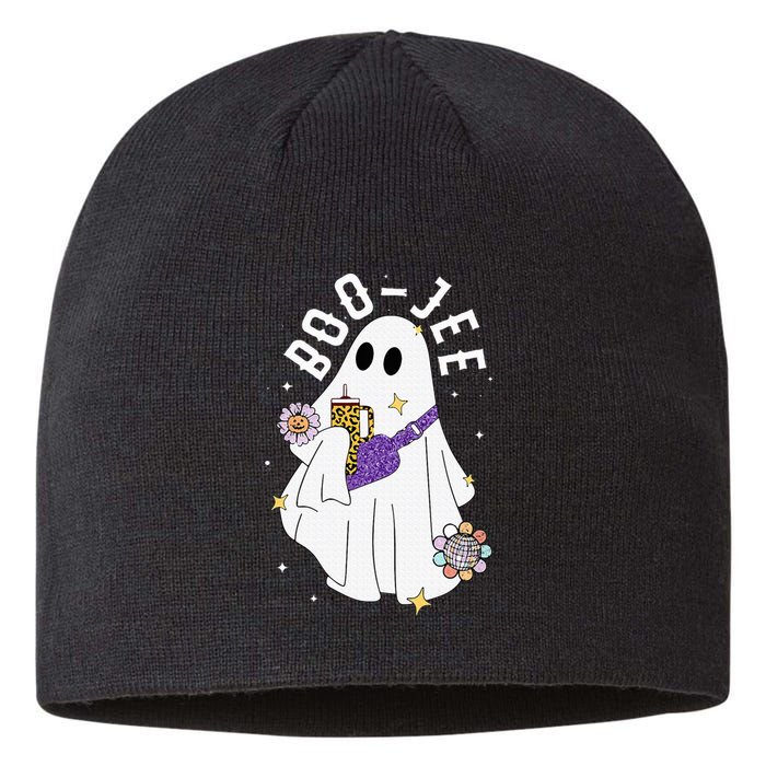 Boujee BooJee Spooky Season Cute Ghost Halloween Costume Sustainable Beanie