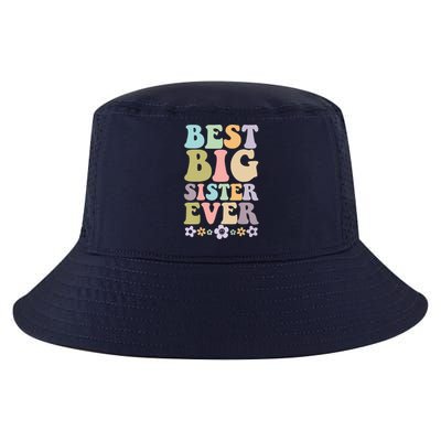 Best Big Sister Ever Baby Announcement Idea Cool Comfort Performance Bucket Hat