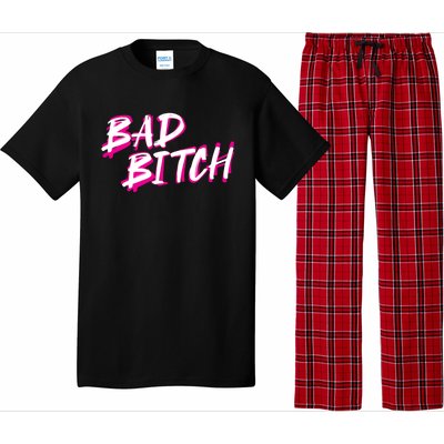 Bad Bitch Salty Attitude Bossy Swear Words Feminist Great Gift Pajama Set