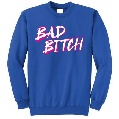 Bad Bitch Salty Attitude Bossy Swear Words Feminist Great Gift Sweatshirt