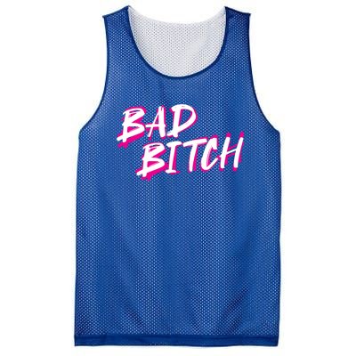 Bad Bitch Salty Attitude Bossy Swear Words Feminist Great Gift Mesh Reversible Basketball Jersey Tank