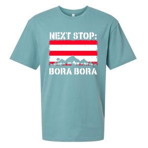 Bora Bora Summer Vacation Trip Next Stop Vacay Vibes Gift Sueded Cloud Jersey T-Shirt