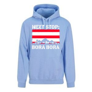 Bora Bora Summer Vacation Trip Next Stop Vacay Vibes Gift Unisex Surf Hoodie