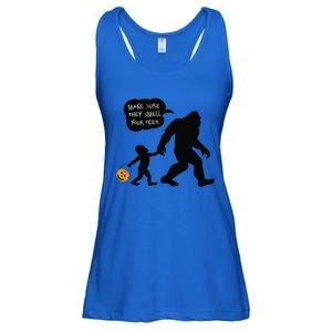 Baby Bigfoot Smell My Feet Halloween Ladies Essential Flowy Tank