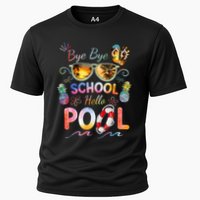 Bye Bye School Hello Pool Funny Summer Vacation Pool School Performance Shirt