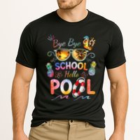 Bye Bye School Hello Pool Funny Summer Vacation Pool School Performance Shirt