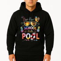 Bye Bye School Hello Pool Funny Summer Vacation Pool School Hoodie