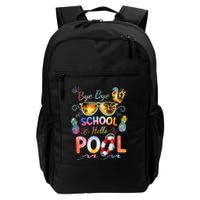 Bye Bye School Hello Pool Funny Summer Vacation Pool School Backpack