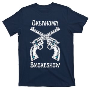 Boho Bull Skull Cow Oklahoma Smokeshow Western Country T-Shirt