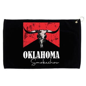 Boho Bull Skull Cow Oklahoma Smokeshow Western Country Grommeted Golf Towel