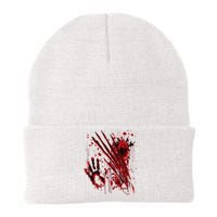 Blood Bloody Splatter Halloween Blood Stained Knit Cap Winter Beanie