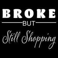 Broke But Still Shopping 7-Panel Snapback Hat