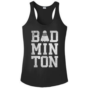 Badminton Birdies Shuttlecock Gift Ladies PosiCharge Competitor Racerback Tank