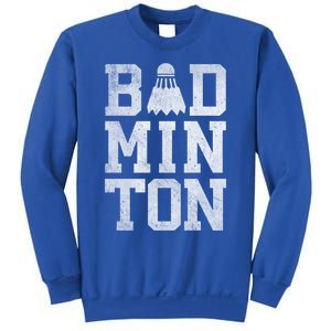 Badminton Birdies Shuttlecock Gift Sweatshirt