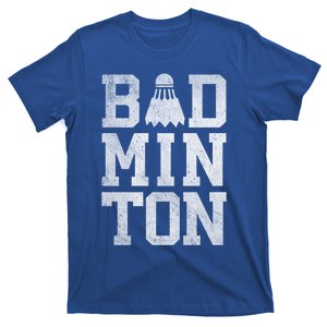 Badminton Birdies Shuttlecock Gift T-Shirt