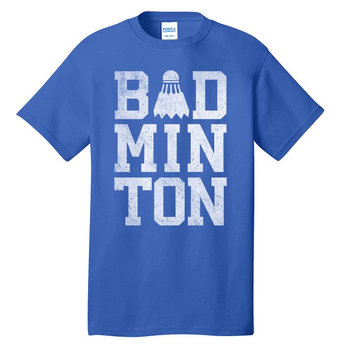 Badminton Birdies Shuttlecock Gift Tall T-Shirt