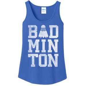 Badminton Birdies Shuttlecock Gift Ladies Essential Tank