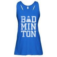 Badminton Birdies Shuttlecock Gift Ladies Essential Flowy Tank