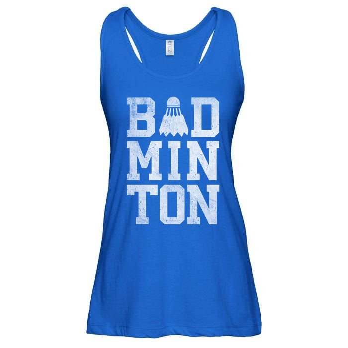 Badminton Birdies Shuttlecock Gift Ladies Essential Flowy Tank